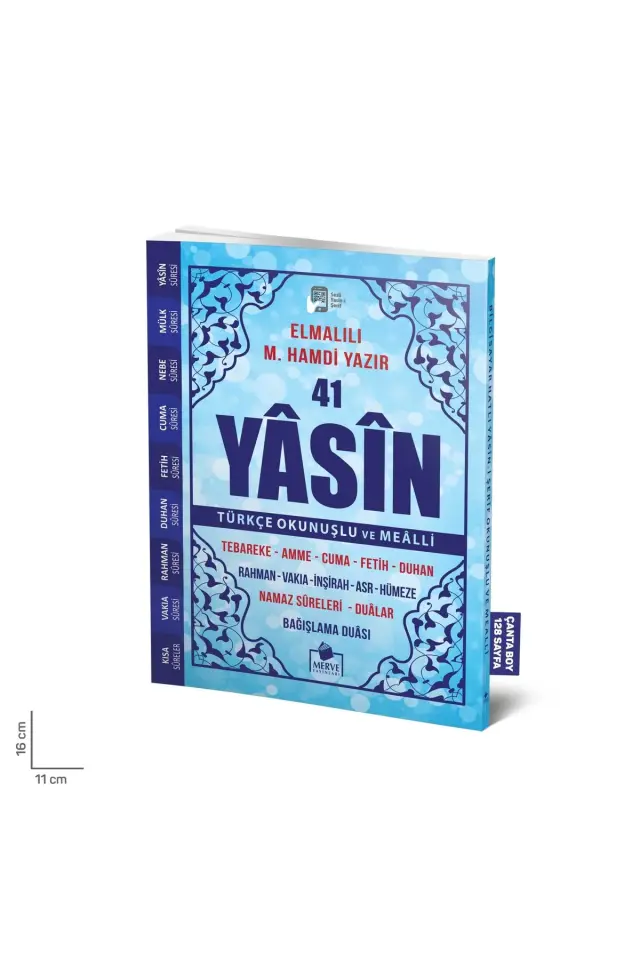 10 Adet - Çanta boy 128 Sayfa Dağıtmalık Ekonomik Yasin