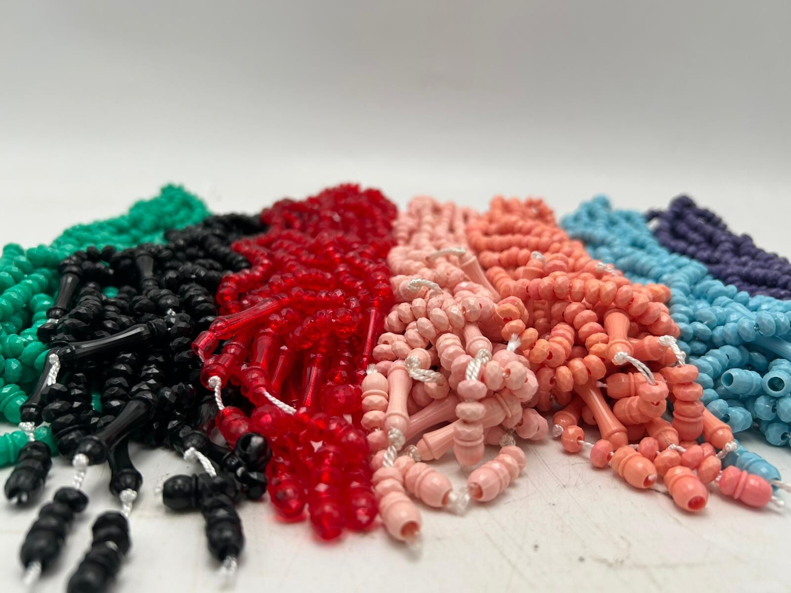 40 Adet - Dağıtmalık - Hediyelik - Plastik Kristal Tesbih