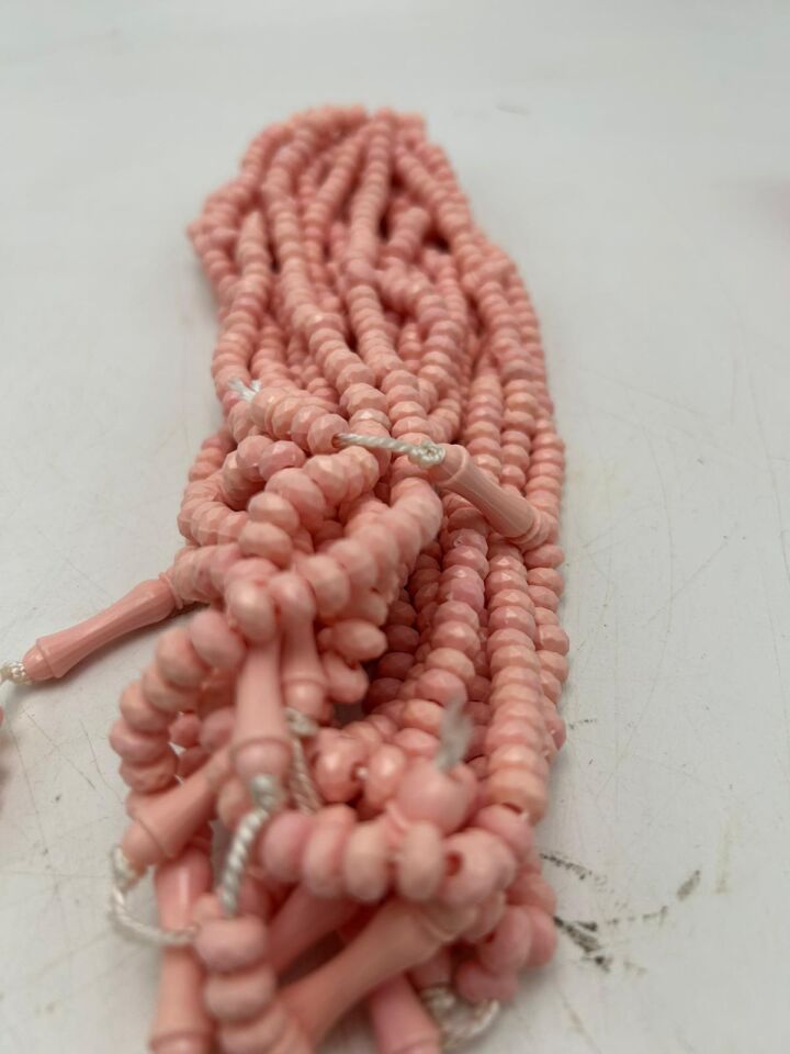 40 Adet - Dağıtmalık - Hediyelik - Plastik Kristal Tesbih