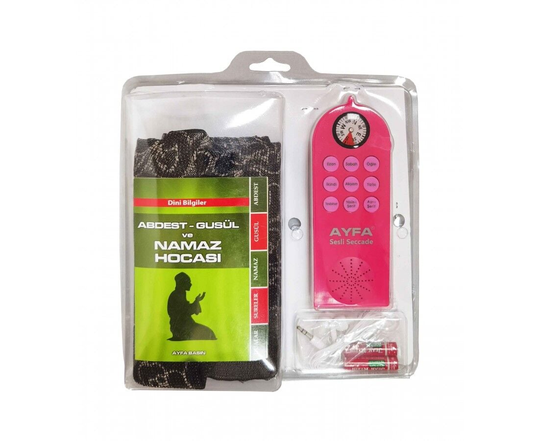 PEMBE - EĞİTİCİ NAMAZ SETİ (SESLİ SECCADE)