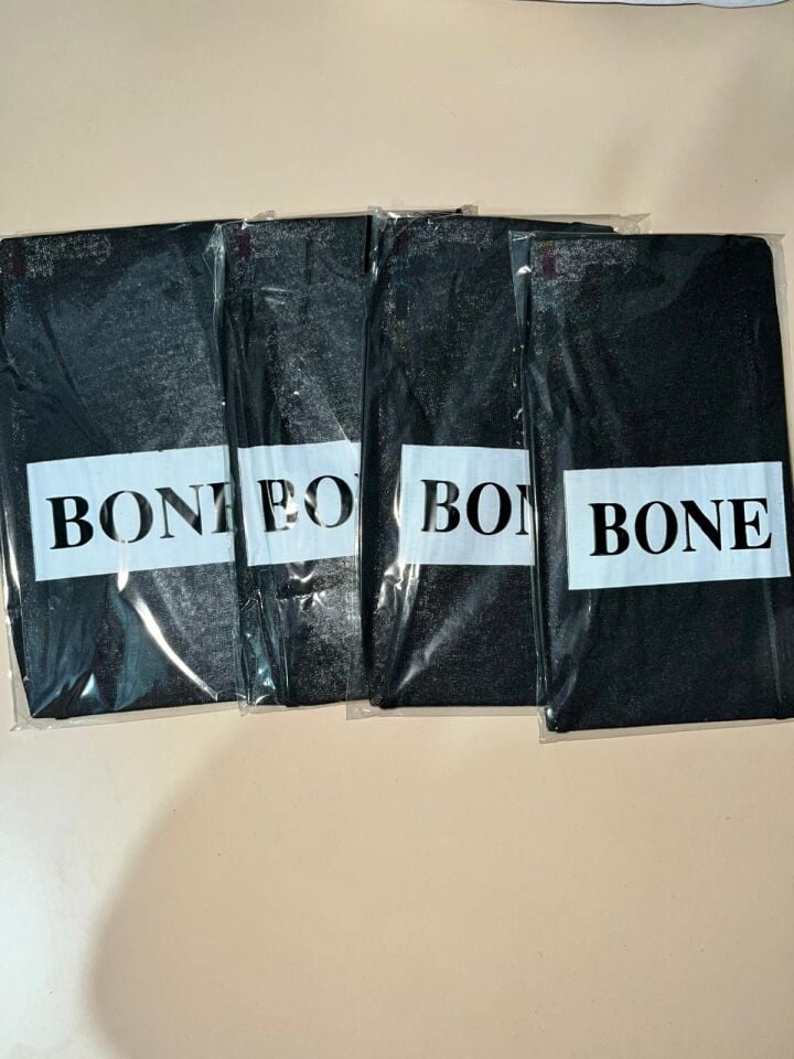 Ekonomik Dikişli Siyah Penye Bone - 4 adet