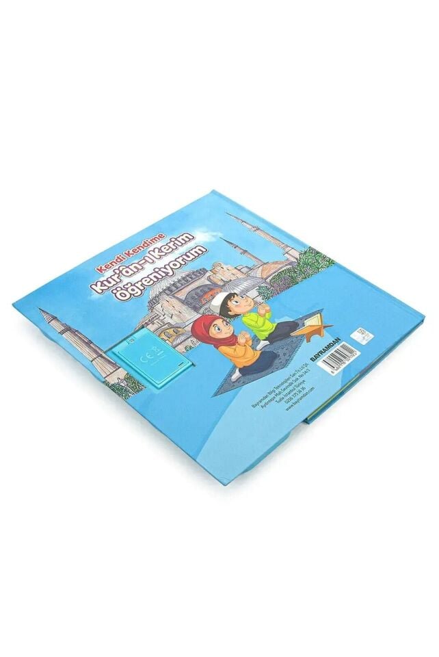 Sesli Elif Ba Kuranı Kerim Öğreten Cihaz Seti Kitaplı Mavi