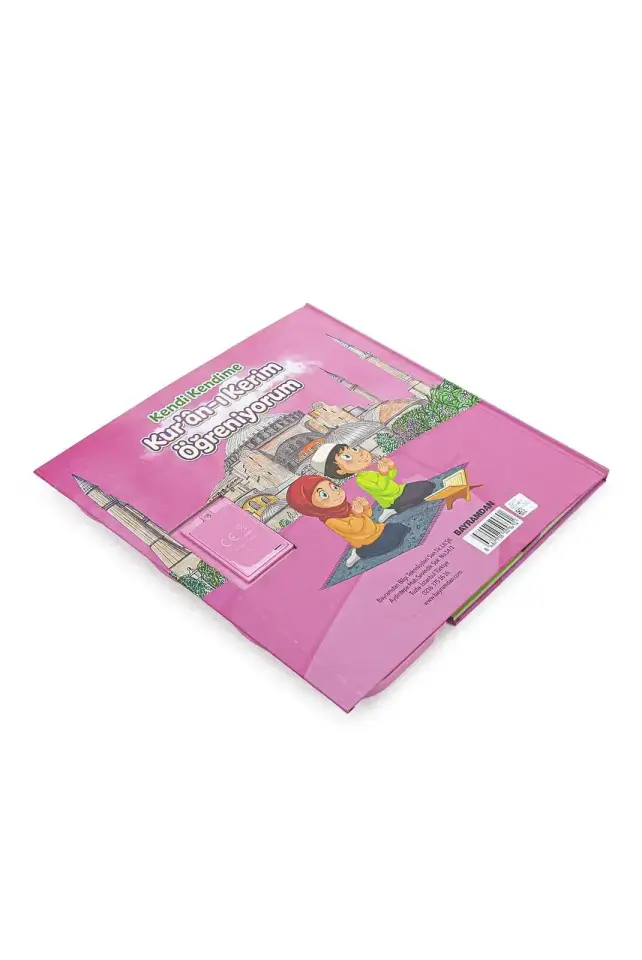Sesli Elif Ba Kuranı Kerim Öğreten Cihaz Seti Kitaplı Pembe
