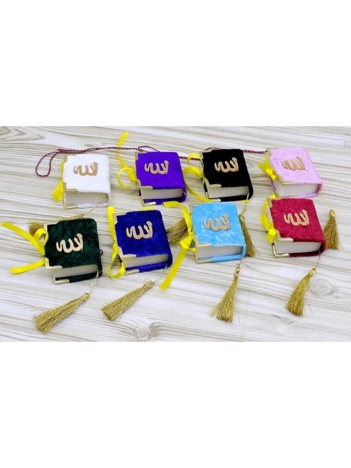 (5 Adet) Hediyelik Mini Kuran - Karışık Renk