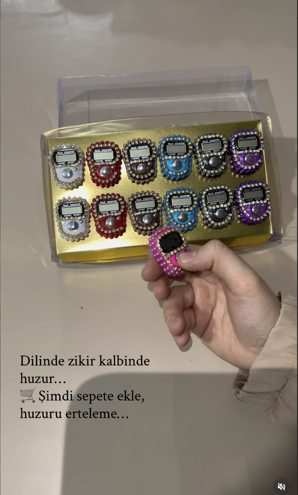 12'li Taşlı Zikirmatik Seti