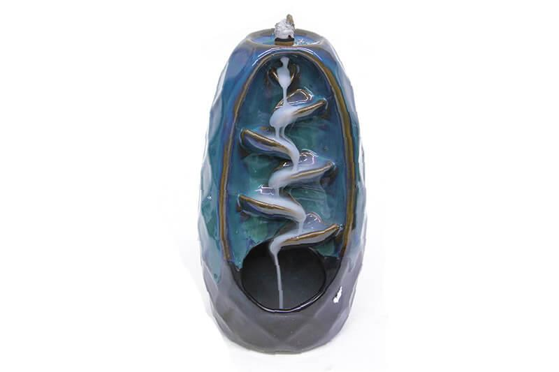 Seramik Şelale Buhurdanlık - Çift Taraflı - C1044