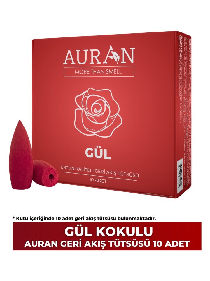 Geri Akış Tütsüsü - Konik Tütsü - Gül