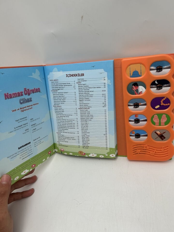 Sesli Namaz Öğreten Cihaz – Çocuklar İçin Eğlenceli ve Öğretici Kitap