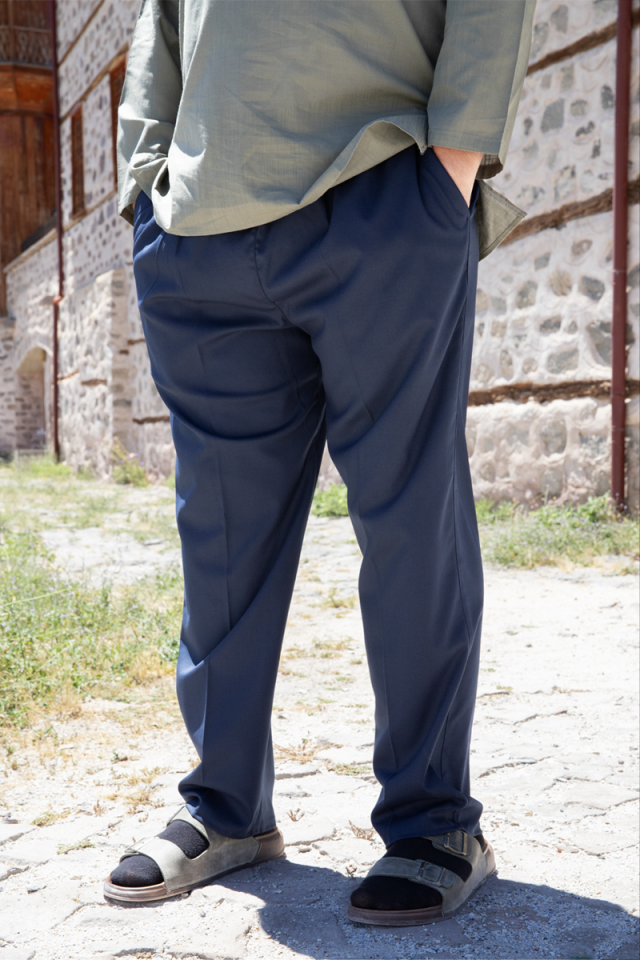 Pamuklu Likralı Şalvar